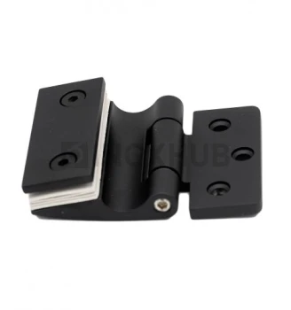 Петля (513 BLC) стена-стекло, открывание наружу, Черный мат