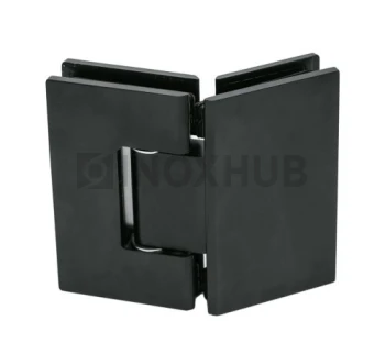 Петля (302 BLC) стекло-стекло 135°, нерж. сталь Черный мат