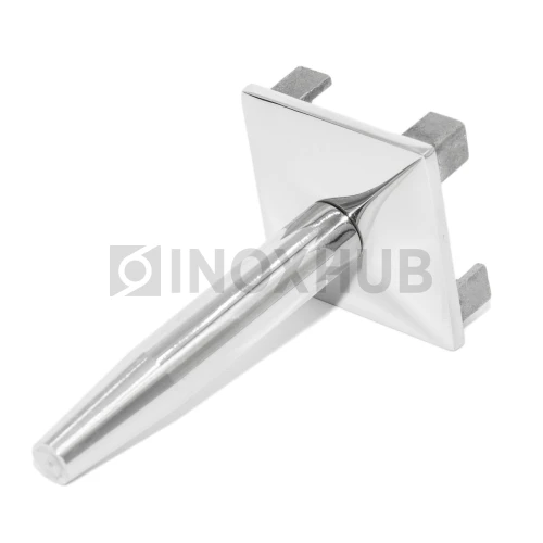 Наконечник штырь литой облегченный, 40.0×40.0 мм, AISI 304, GRIT 600