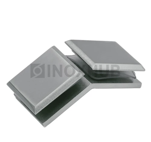 Коннектор (726 SC) стекло-стекло 135°, матовый хром