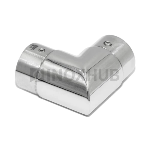 Отвод для поручня с пазом, Ø48.3 мм, AISI 304, GRIT 600