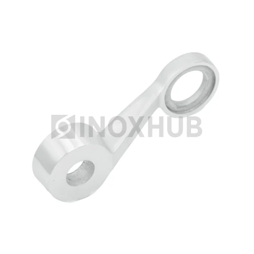 Половина I-образного спайдера, КОРОТКИЙ, AISI 316, GRIT 320 