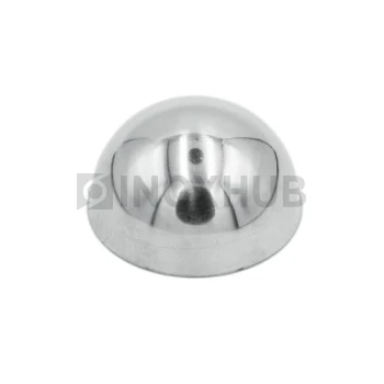 Заглушка сферическая под сварку, Ø50.8 мм, AISI 304, GRIT 600