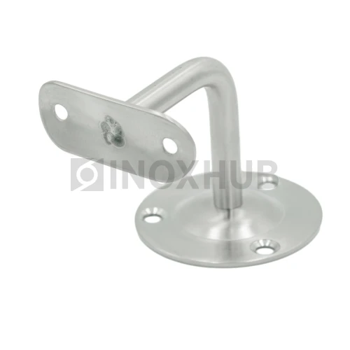 Крепление пристенного поручня с ложементом (Ø50.8), AISI 304, GRIT 320