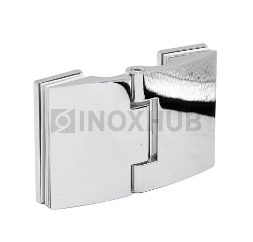 Петля (512 PC) стекло-стекло, открывание наружу, полированный хром