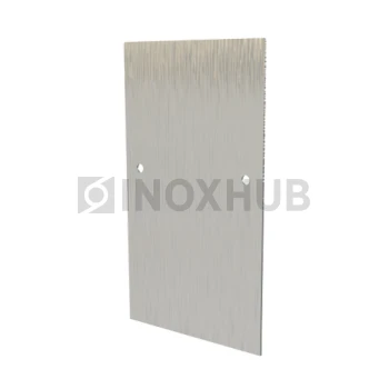 Торцевая заглушка на профиль 106, не анодированный алюминий