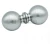 Кноб шар (698 SC), стекло 6.0-12.0 мм, матовый хром