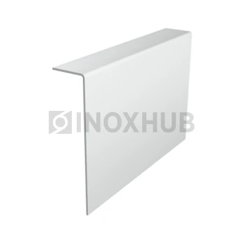 Накладка на профиль 120 нижняя, 74.6×18.09 мм, L=6000 мм, Анодированный алюминий