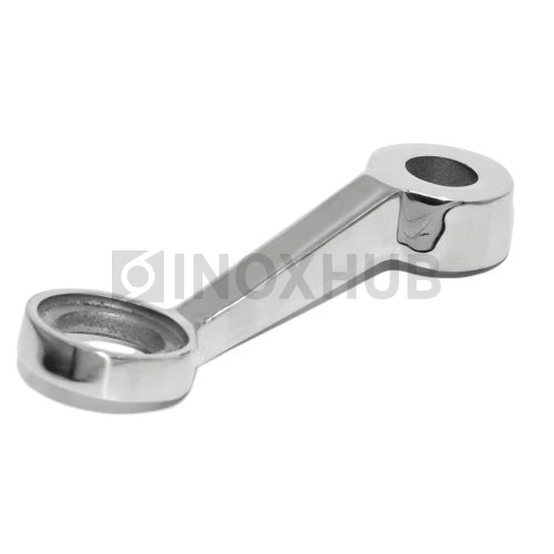 Половина I-образного спайдера, КОРОТКИЙ, AISI 316, GRIT 600