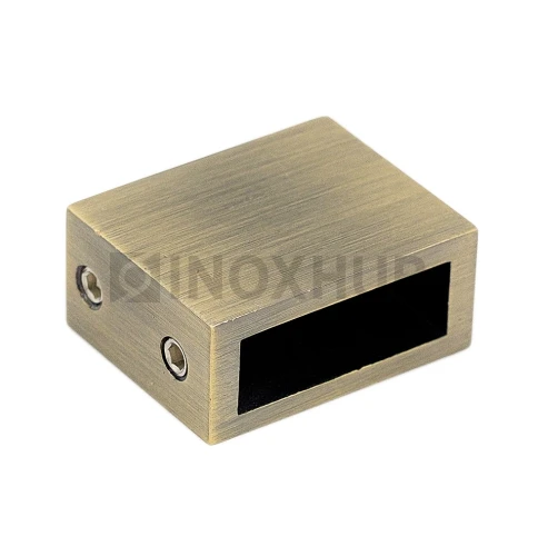 Держатель штанги (343 Bronze) стена-штанга 30×10 мм, под Бронзу