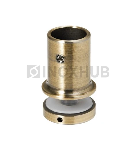 Держатель стекла (906 Bronze), через отверстие, штанга Ø19 мм, под Бронзу