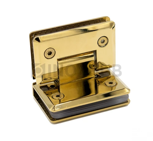 Петля (304 Gold) стекло-стекло 90°, под Золото