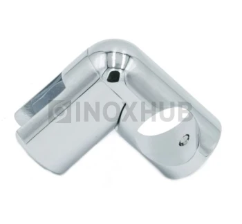 Держатель стекла (914V PC) сквозной с выносом, штанга Ø19 мм, полированный хром