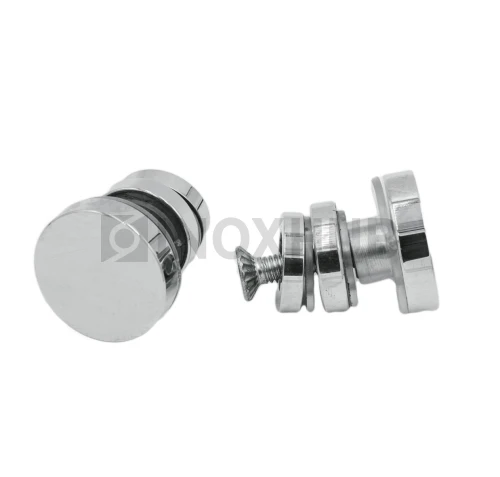 Крепление (449 PSS) трека 30х10 к стеклу , нерж сталь полированная