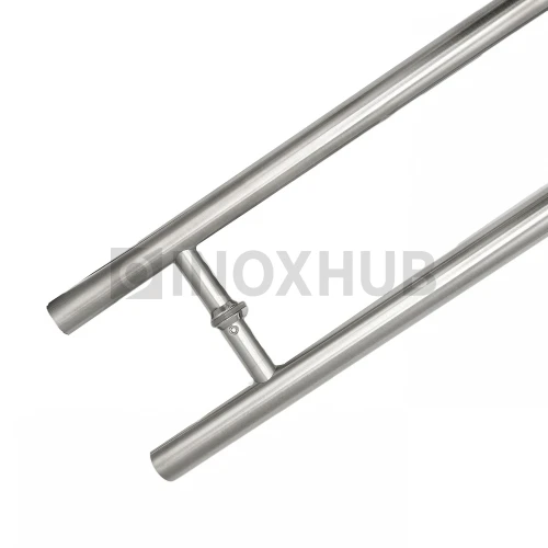 Ручка (633-450 SSS) 25×275×450 мм, стекло 8-12 мм, нерж. сталь матовая