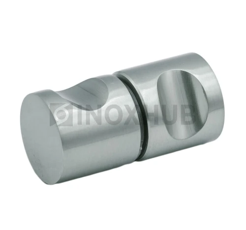 Кноб (696 SC), стекло 6.0-12.0 мм, матовый хром