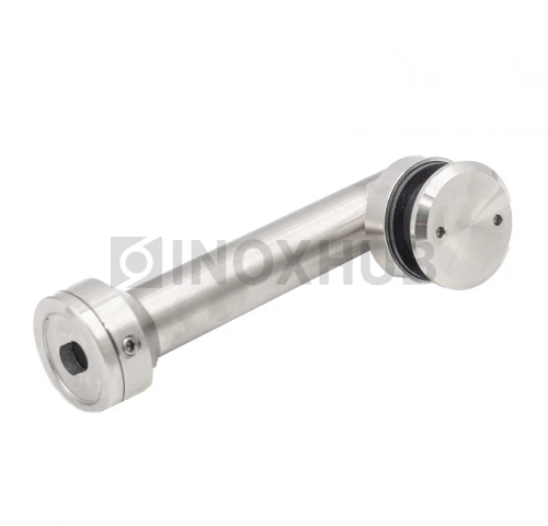 Крепление стекло-стена (205-103а SSS) без зенковки, AISI 304, нерж. сталь матовая