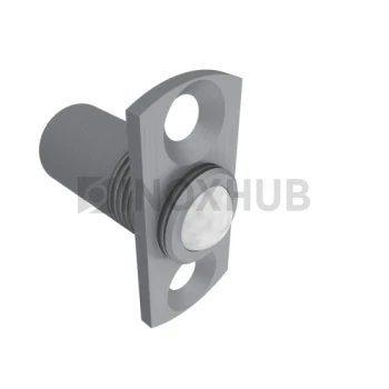 Фиксатор для двери (420 al) шариковый, шлифованный алюминий