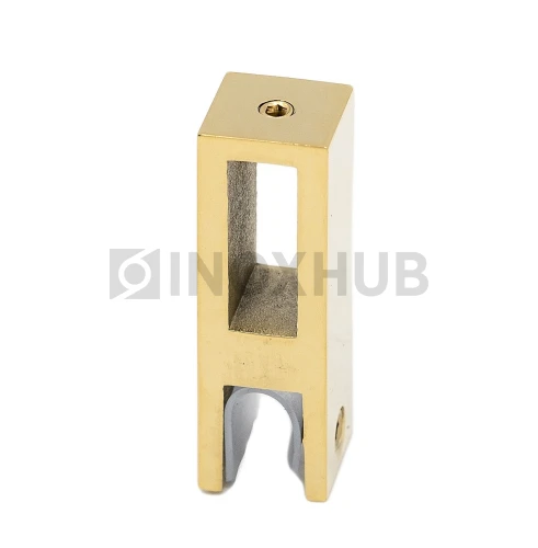 Держатель стекла (345 Gold) вертикальный, штанга 30×10 мм, под Золото