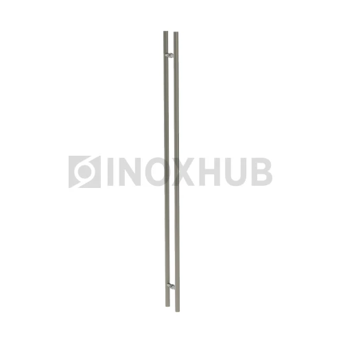 Ручка (633-1800 SSS) 32×1500×1800 мм, стекло 8-12 мм, нерж. сталь матовая