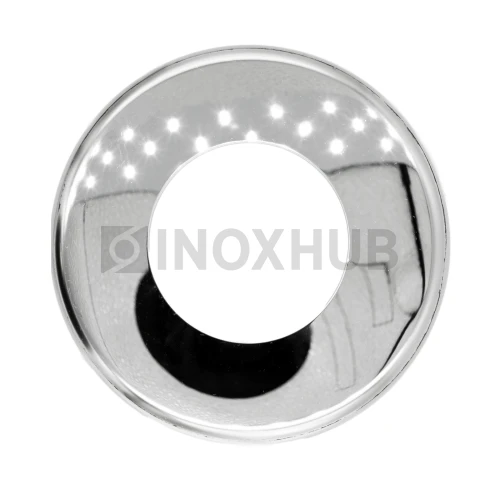 Низ стойки большой декоративный, Ø50.8 мм, AISI 201, GRIT 600