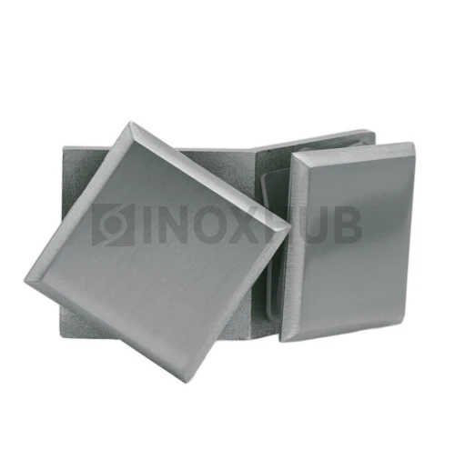 Коннектор (726 SC) стекло-стекло 135°, матовый хром