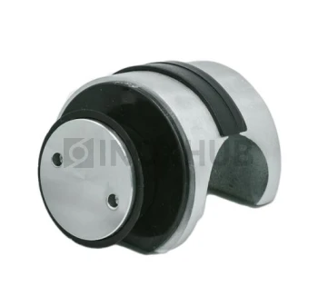 Крепление (831 SSS) трека Ø25 мм к cтеклу под зенковку, нерж. сталь матовая