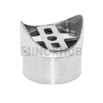 Наконечник седловина, Ø50.8×Ø50.8 мм, AISI 304, GRIT 600