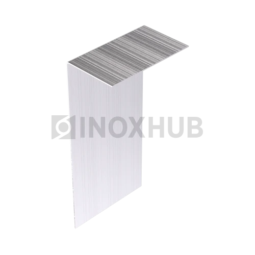 Накладка на профиль 102, на стекло 16.0 мм, 30.0х102.0 мм, L=2500 мм, GRIT 320