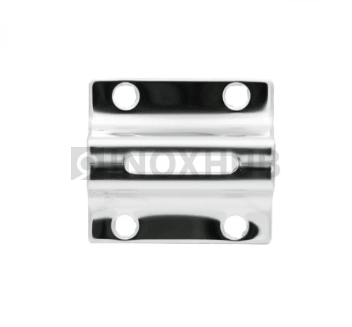 Пластина торцевого крепления стойки под сварку, Ø38.1 мм, AISI 304, GRIT 600