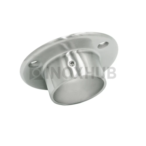 Фланец настенный литой, Ø38.1 мм, AISI 304, GRIT 320