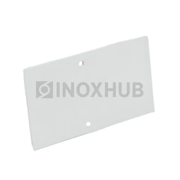 Торцевая заглушка на профиль 106, RAL 9006 серый металлик