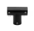 Соединитель-тройник (902 BLC) штанга Ø19 мм, Черный мат