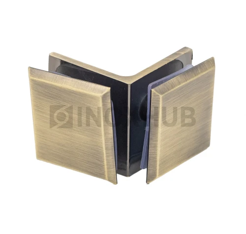 Коннектор (725 Bronze) стекло-стекло 90°, под Бронзу