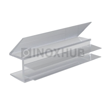 Профиль (206-10) нижний, L=2200, стекло 10.0 мм