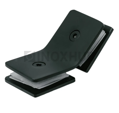 Коннектор (736 BLC) стекло-стекло 135°, Черный мат