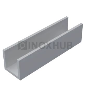 П швеллер 13 AL, 13×13×13×1.5 мм, кратно 3 м, Анодированный алюминий