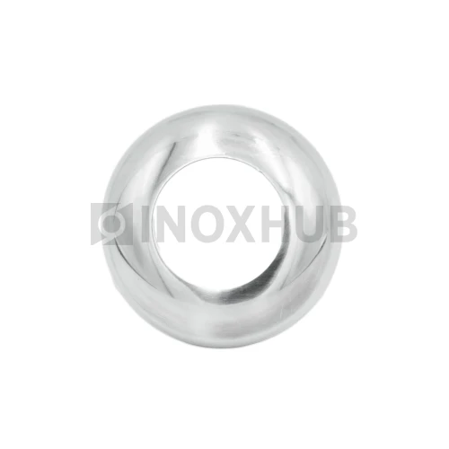 Низ стойки малый декоративный, Ø25.4×50.0 мм, AISI 304, GRIT 600