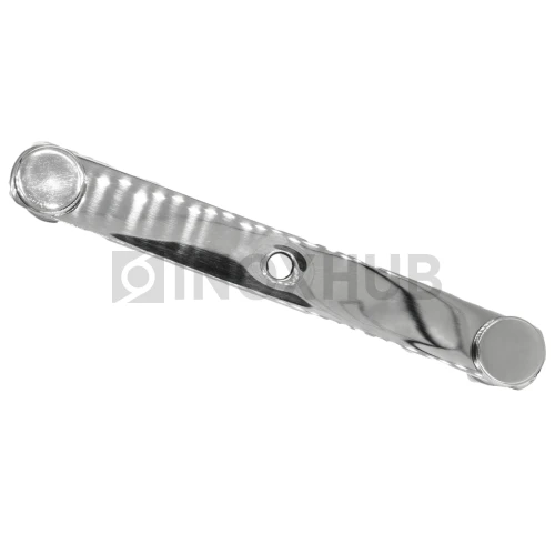 Стеклодержатель пластина двойной, стекло 6.0-18.0 мм, AISI 316, GRIT 600