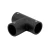 Соединитель-тройник (902 BLC) штанга Ø19 мм, Черный мат