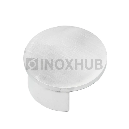 Заглушка для поручня с пазом, Ø48.3 мм, AISI 304, GRIT 320