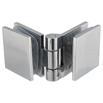 Коннектор (725 reg PC) стекло-стекло регулируемый, полированный хром