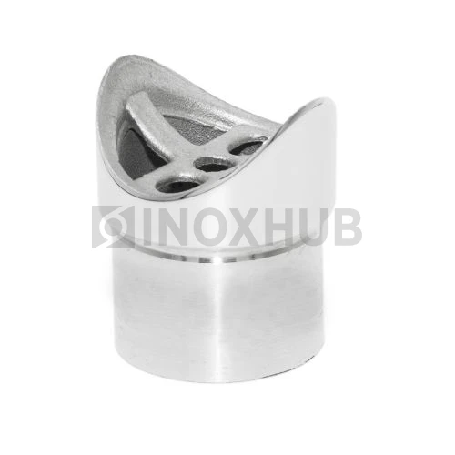 Наконечник седловина, Ø38.1×Ø38.1 мм, AISI 304, GRIT 600