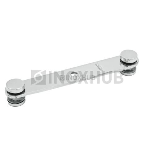 Стеклодержатель пластина двойной м/о 170 мм, стекло 6.0-18.0 мм, AISI 304, GRIT 600