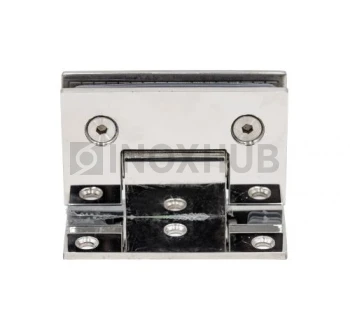 Петля (305 PSS) стена-стекло (без фаски) одностороннее крепление, нерж. сталь полированная