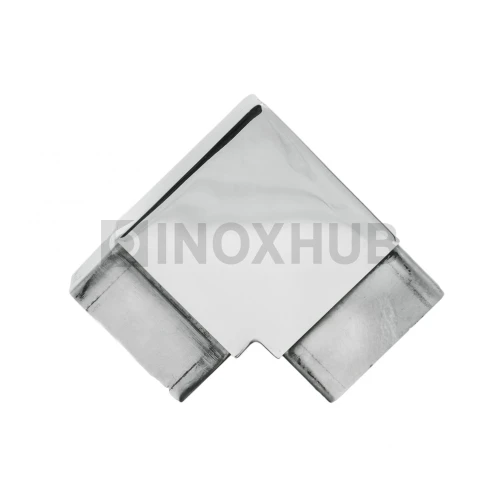 Отвод для поручня с пазом, 60.0×40.0 мм, AISI 304, GRIT 600 