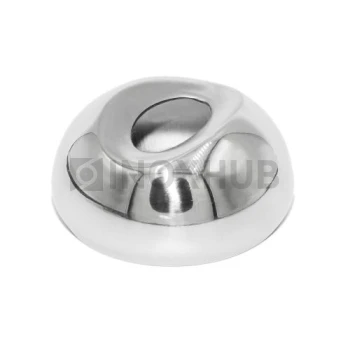 Соединение поручня со стойкой штамп. под 90°, Ø50.8 мм, AISI 316, GRIT 600