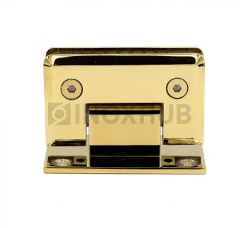 Петля (301 Gold) стена-стекло двустороннее крепление, под Золото