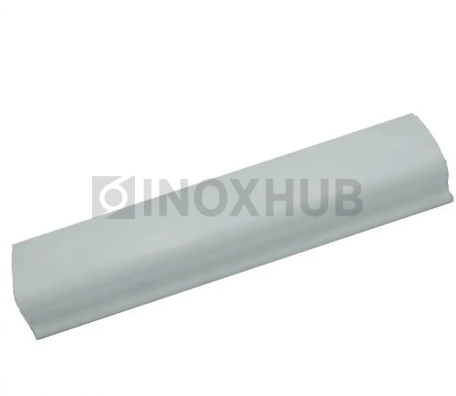 Пластиковый поручень, фигурный, цвет Белый, 38.0×64.0×4000 мм