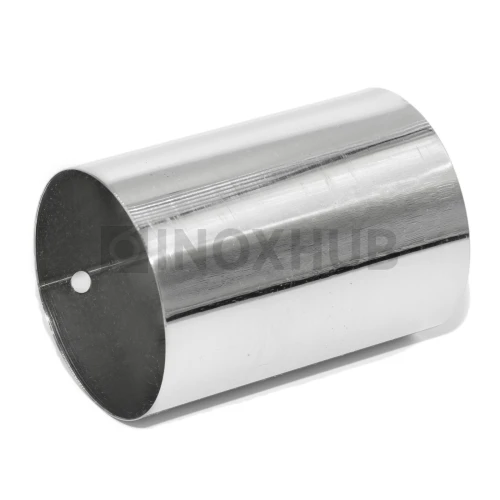 Соединитель деревянного или пластикового поручня, Ø49.0×0.7 мм, AISI 304, GRIT 600